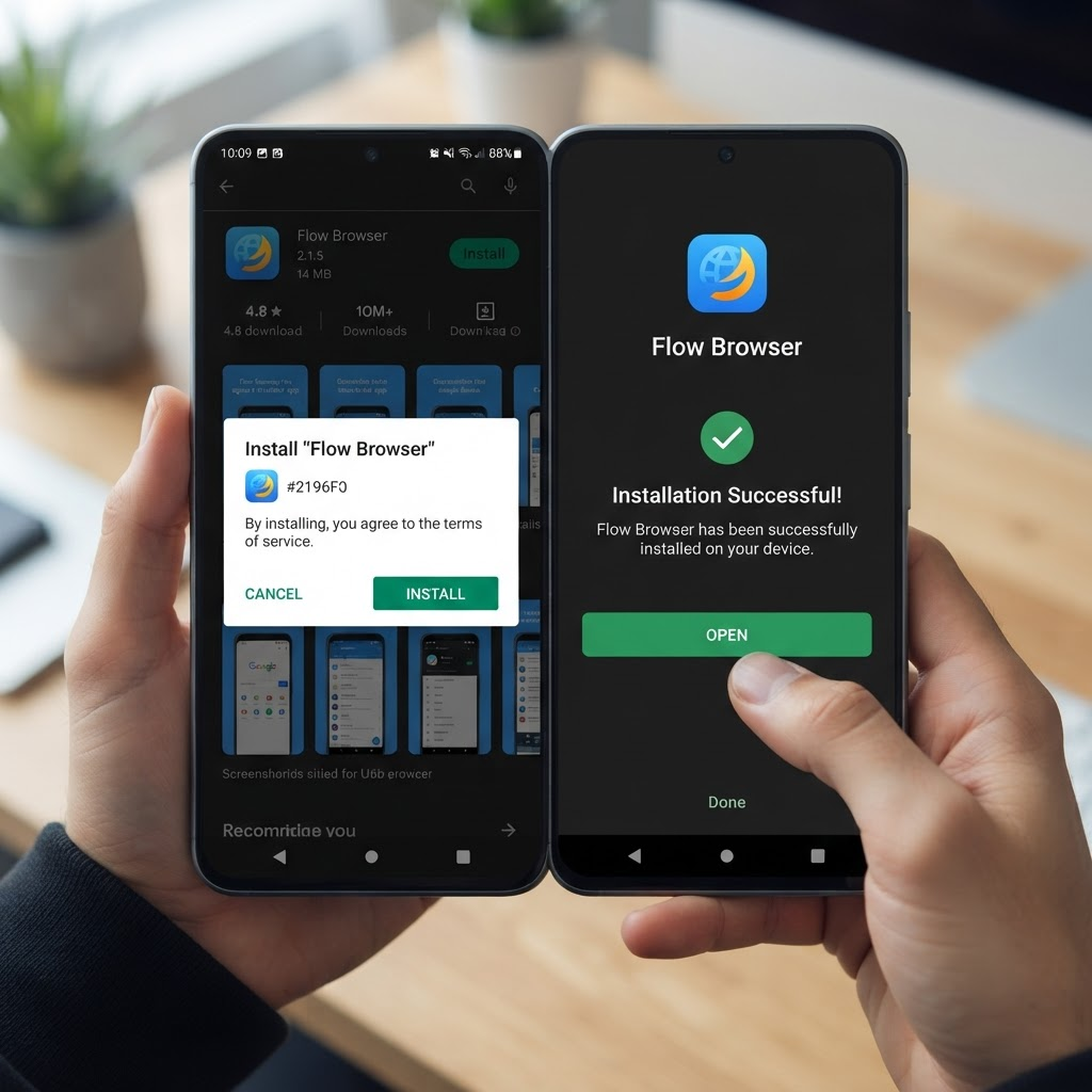 Подтверждение установки приложения на Android